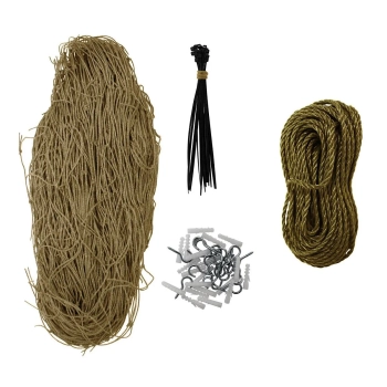 Siatka zabezpieczająca 50x50mm / 4x2m - beżowa